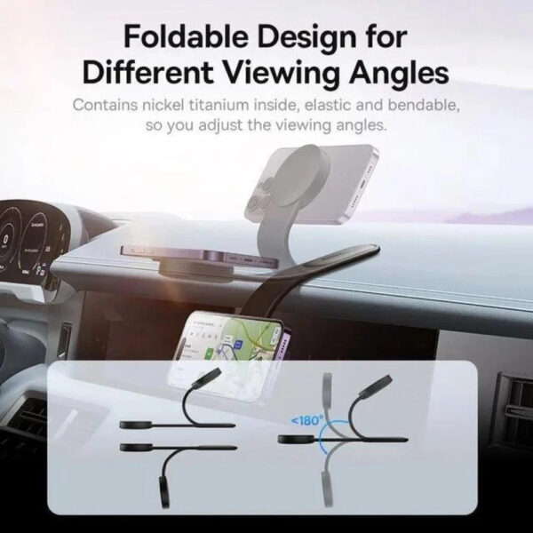 MagCharge 2-in-1 Magnetic Wireless Car Mount – 2-Year Warranty - الصورة 3