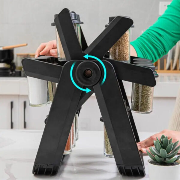 عرض حبتين منظم التوابل الدوار العجيب - الصورة 5