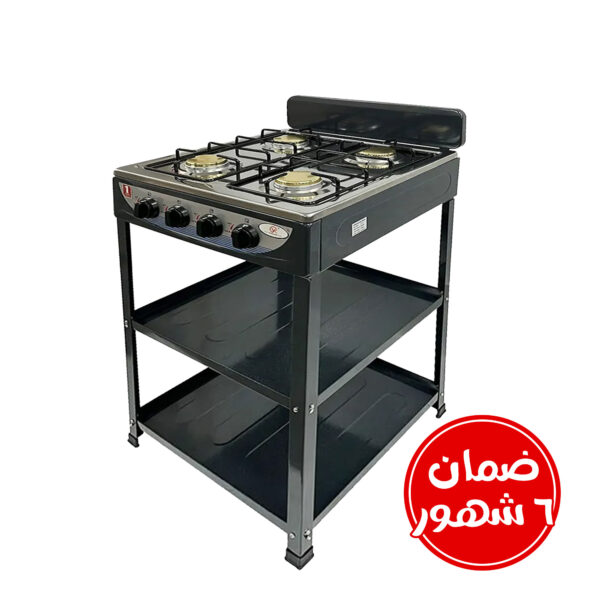 ⁦عرض موقد غاز 4 عين بستاند بضمان 6 شهور مع حبتين موزع مياه كولا قابل للعكس⁩ - الصورة ⁦4⁩