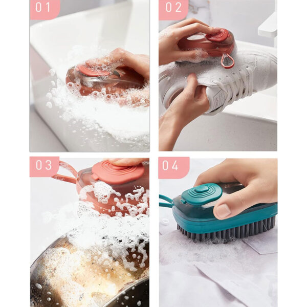 عرض 3 فرشاة تنظيف عملية بخزان للصابون - الصورة 6
