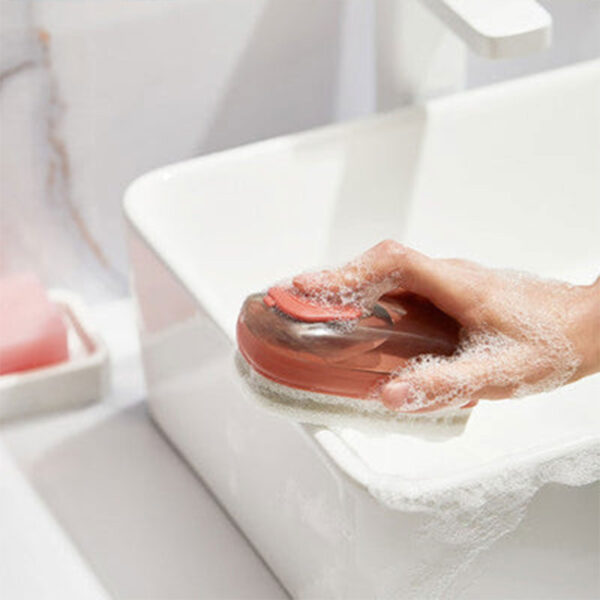 عرض 2 فرشاة تنظيف عملية بخزان للصابون - الصورة 5