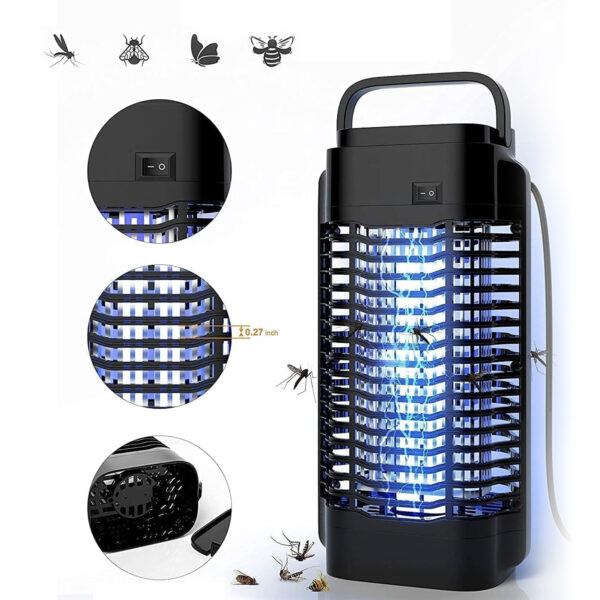 مصيدة الحشرات بالاشعة فوق البنفسجية 4200 فولت DLC بضمان عامين - الصورة 4