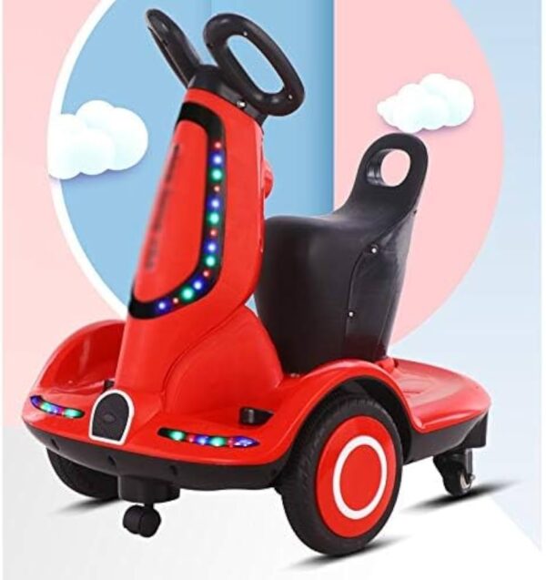 ⁦•  سيارة كهربائية للأطفال بمحرك 380 واط   أحمر⁩ - الصورة ⁦2⁩