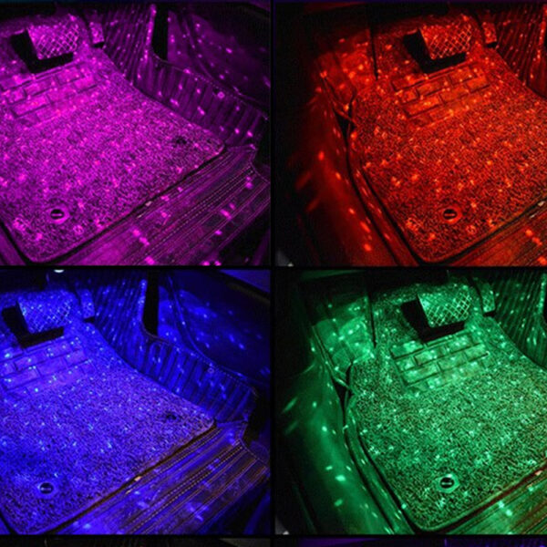 اضاءة داخلية للسيارة بريموت كونترول - الصورة 3