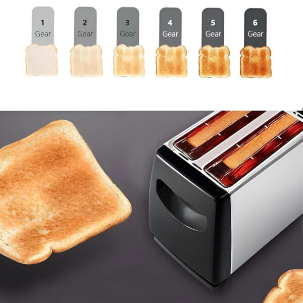 محمصة خبز كاهربائبة بضمان عامين - الصورة 4